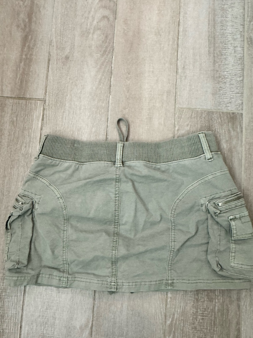 AE snappy stretch high waisted cargo mini skirt - Picture 3 of 6